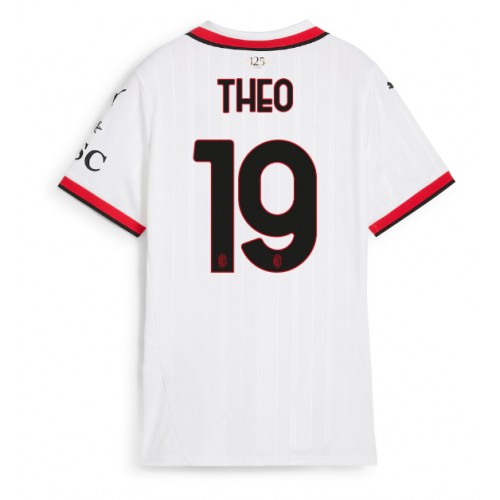 Dres AC Milan Theo Hernandez #19 Gostujuci za Žensko 2024-25 Kratak Rukav